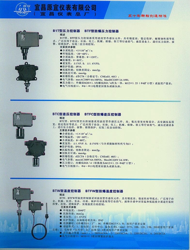 B1T防爆压力控制器(图1)